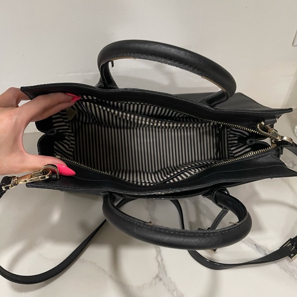 Kate Spade Cameron Street Large Candace satchel - black leather gold hardware - Picture 2 of 14